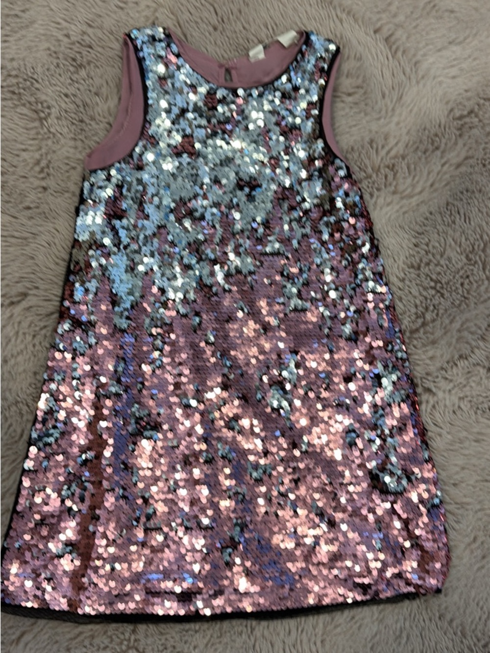 H&M Sequined shift dress size 4-6